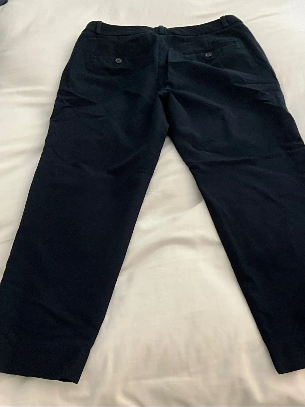 Womens Navy Blue Chino Pants